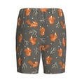 thumbnail image 2 of Lsque cute fall fox leaf Mens Sleep Pajama Shorts,Short Pajama Pants, Cotton Ultra-Soft Knit-X-Large, 2 of 9