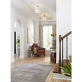 thumbnail image 4 of Gulliver 17 in 3-Light Semi-Flush or Hanging Light w/ Antique White Frame, 4 of 9