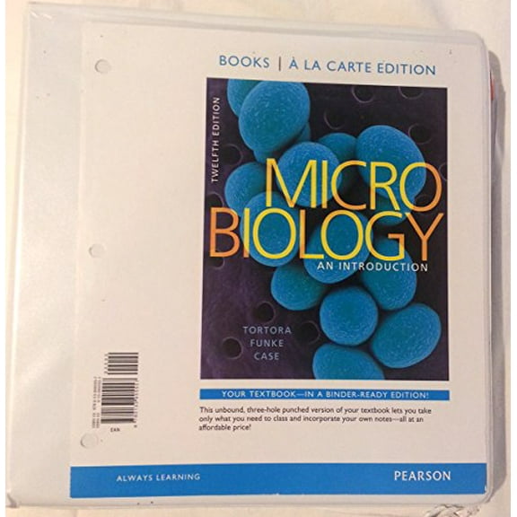 Pre-Owned Microbiology: An Introduction, Books a la Carte Edition (12th Edition), 9780133905557, 0133905551, Paperback, 12 edition