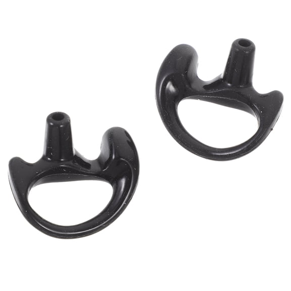 Masteelf Walkie Earbuds Plugs Acoustic Tube Black Headphones Earphones