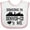 White and Pink, variant on Inktastic Denver Colorado Someone Loves Me Skyline Boys or Girls Baby Bib