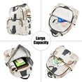 thumbnail image 5 of FORMRS Mini Backpack Purse for Women Travel Daypack Casual Shoulder Bag, Cute Cartoon Cats, 5 of 7