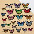 thumbnail image 2 of 10Pcs Embroidered Fabric Patches Butterfly Applique Iron On Butterfly Patches for Clothes Jackets Jeans Bag Decoration, 2 of 8
