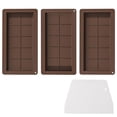 thumbnail image 1 of Moldes para Barras Chocolate Antiadherentes Silicona Profunda (estilo A), 1 of 4