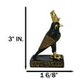 thumbnail image 2 of Ancient Egyptian God Of The Sky Horus Falcon Miniature Figurine Heru 3"H, 2 of 8