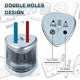 thumbnail image 1 of Electric Dual-Hole Pencil Sharpener for Astronomy Enthusiasts - Automatic Student Pencil Cutter for Art Drawing, Blue English Version - Durable High-Grade Material, Easy & Convenient Daily Use Tool, 1 of 5