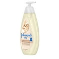 thumbnail image 6 of Johnson's Tear-Free Skin Nourish Moisture Baby Soap & Body Wash, Vanilla & Oat Shower Gel, 20.3 FL OZ, 6 of 10