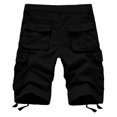 thumbnail image 4 of Clearance under $5 JINMGG Womens Plus Size Clearance $5 Men's Plus Size Cargo Shorts Multi-Pockets Relaxed Summer Beach Shorts Pants Black XXXXXXL, 4 of 5