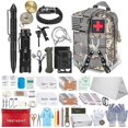 thumbnail image 1 of Emergency Survival Kit Professional Survival Gear Tool First Aid Supplies For Camping, 1 of 4