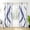 Blue, variant on RisChhery Modern Black And White Wave Print Room Darkening Curtains, 2 Panels Set, 42x63 inch, Light Blocking Grommet Drapes
