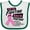 White and Green, variant on Inktastic We're Fighting Back Together- Breast Cancer Awareness Month Boys or Girls Baby Bib