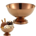 thumbnail image 2 of Ice Cream Cup, Dessert Bowl, Stainless Steel Serving Cup, Small Metal Round Bowl, Multi-purpose Cup for Ice Cream, Yogurt, Snack and Sauce Serving,Rose Golden, 2 of 8