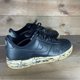 thumbnail image 2 of Ni - ke Ni - ke Air Force one Mens size 11.5 shoes black leather marble sneakers, 2 of 5