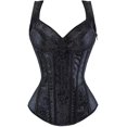 thumbnail image 1 of Corsets à Lacets pour Femmes, Haut Rehausseur Gainant, Bustier, 1 of 4