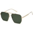 thumbnail image 1 of Gafas de sol ZHAOCHENG Polarizadas Cuadradas Retro UV400 Grandes, 1 of 3