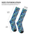 thumbnail image 2 of Lsque Hawaiian Style Pattern Sport Compression Socks for Men & Women 15-20 mmHg Knee High Nurse Pregnant Running Medical and Travel Athletic, 2 of 6
