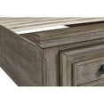 thumbnail image 5 of New Classic Furniture Allegra Twin Size Solid Wood Bed in Pewter, 5 of 7