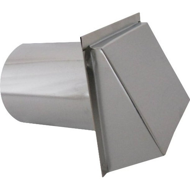 SpeediProducts SMRWVD 10 Wall Vent Hood with Spring Damper, 10Inch