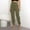Army Green, variant on Hvot&aat Women's Fashion Cargo Pants High Waisted Workout Pants Tapered Camouflage Combat Hiking Pants with Pockets