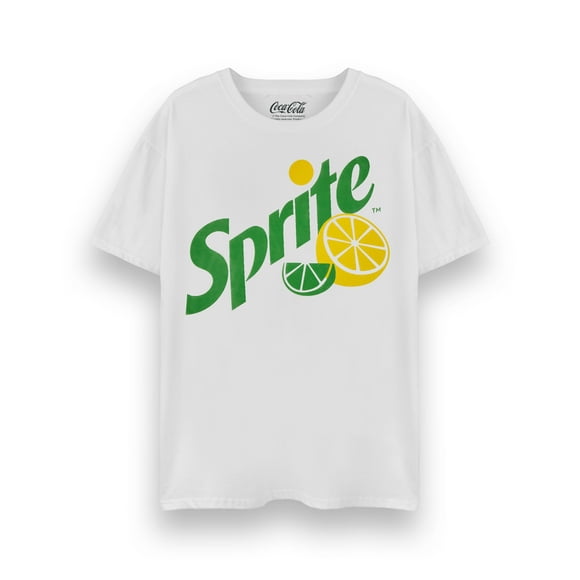 Coca Cola Sprite T-Shirt Unisexe à Manches Courtes Blanc