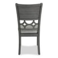 thumbnail image 3 of New Classic Furniture Mitchell 5-Piece Transitional Wood Dining Set in Gray, 3 of 11