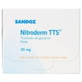 thumbnail image 1 of Nitroderm TSS Trinitrato de glicerilo caja de cartón con 7 parches de 25mg cada uno, 1 of 4