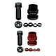 thumbnail image 3 of Eigraketly Juego de tazones de bicicleta ligeros de doble rodamiento Universal, auriculares resistentes al desgaste para ciclismo, reemplazo de Ciclismo Rojo, 3 of 6