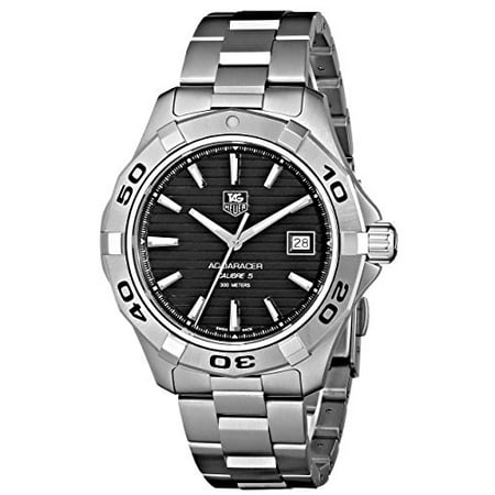 TAG Heuer Men's WAP2010BA0830 Aquaracer Black Dial Watch