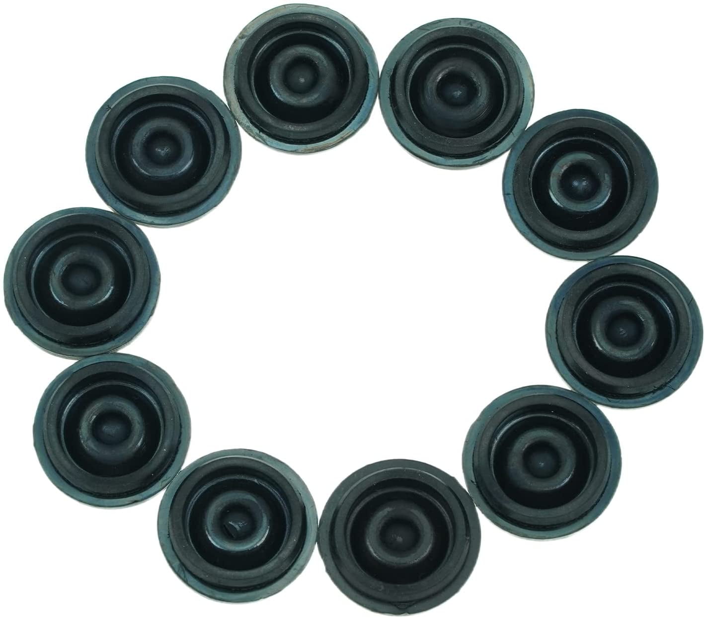 4 New Rubber Grease Plugs for Hub Dust Caps for Dexter EZ Lube Trailer Camper Axle 