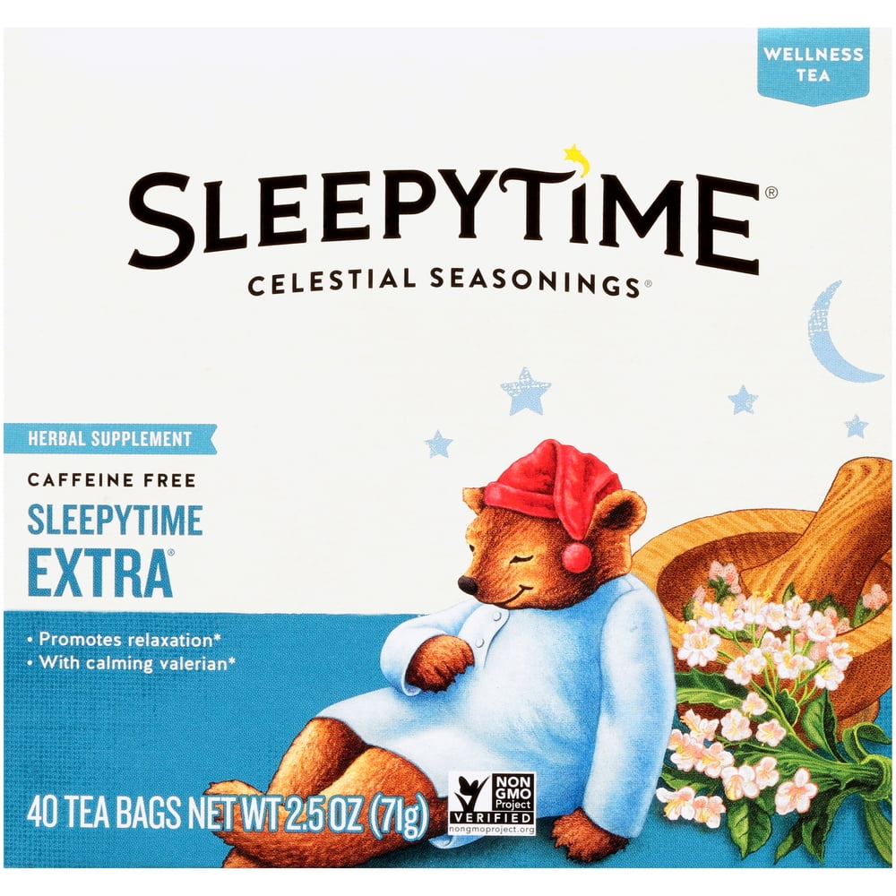 Celestial Seasonings Sleepytime Extra Herbal Tea Bags, 40 Ct Walmart