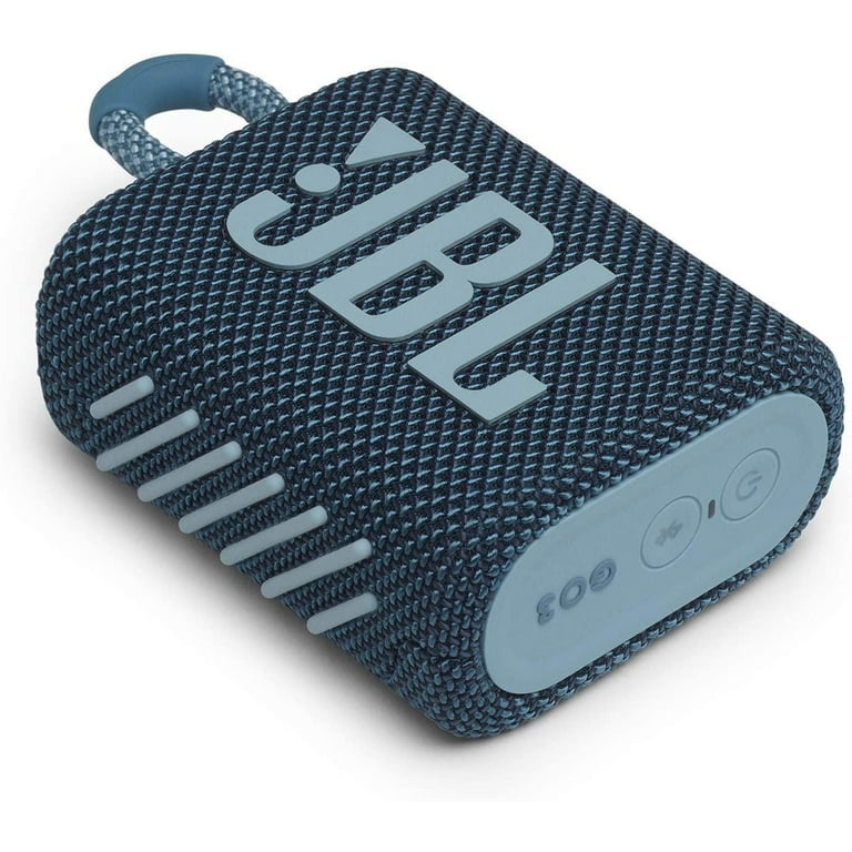  JBL Go 3 Eco: Portable Speaker with Bluetooth, Built-in  Battery, Waterproof and Dustproof Feature - Blue : Electronics