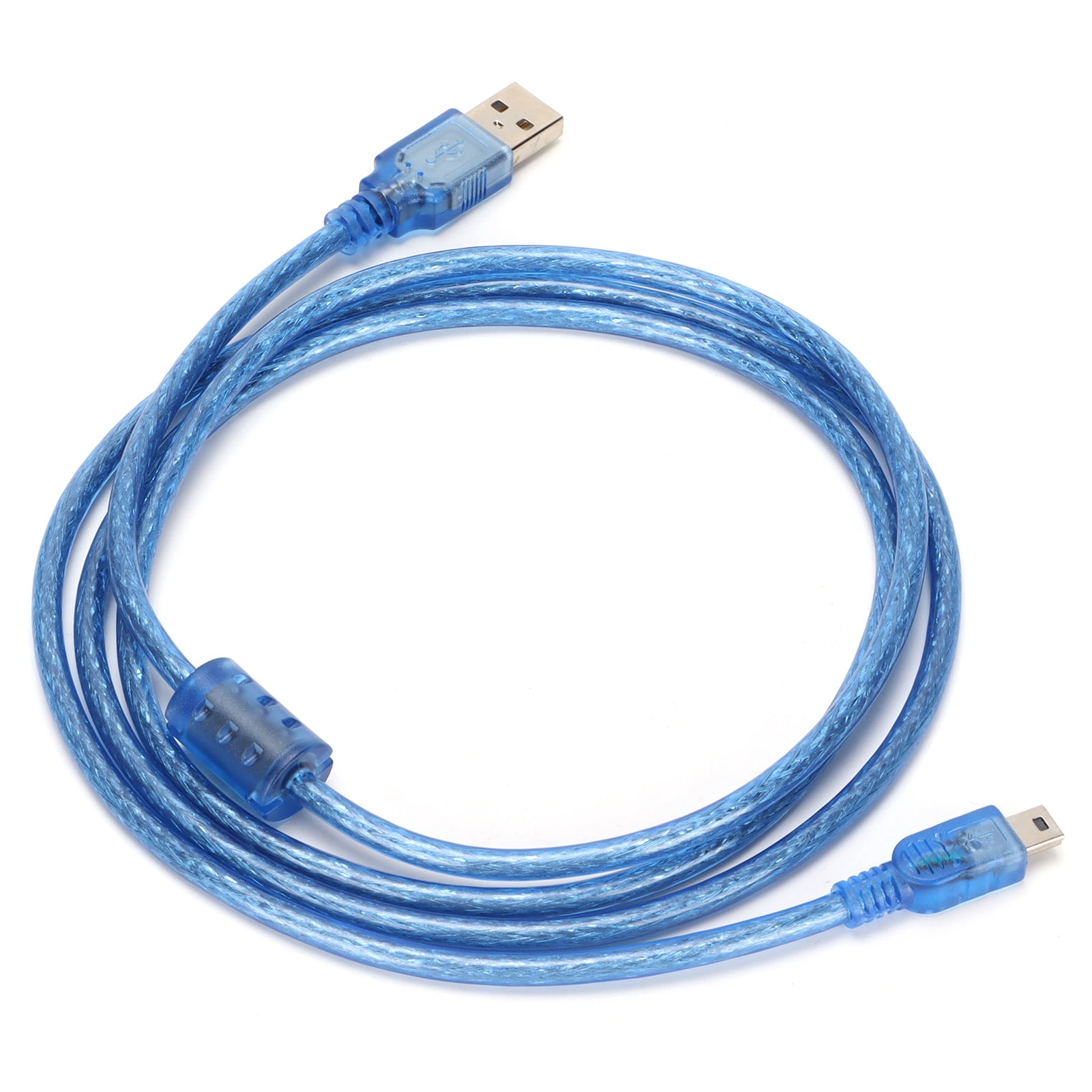 USB To MINI5P Charging Cable, USB Charging Cable Portable Light  for Mobile Phones for PDAs 1.5M