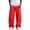 Red, variant on OIOLOYJM Mens Baggy Sweatpants Wide Leg Elastic Waist Drawstring Lounge Pants with Pockets Casual Loose Fit Workout Athletic Sweat Pants Black L