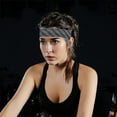 thumbnail image 3 of Running Headband Workout Sweatbands Adjustable Sports Headbands Headbands, 3 of 5
