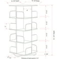 thumbnail image 4 of K&B Revolving Tall Bookcase Natural Natural Finish, 4 of 4