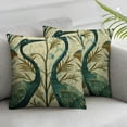 thumbnail image 3 of Spring Chinoiserie Pillow Covers Green and Yellow Chinoiserie Birds Flowers Reversible Throw Pillow Covers for Couch Bed Sofa Cushion Farmhouse Room Decor, 3 of 7