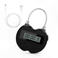 thumbnail image 2 of Electronic Time Lock with LCD Display, Waterproof USB Rechargeable Padlock for Travel, 2 of 5