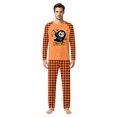 thumbnail image 2 of Halloween Family Pajamas Matching Set - 2 piece Halloween Print Long Sleeve Tops + Pants Outfit Sets,Home Wear Loungewear Sleepwear Jammies for XL Pjs, 2 of 4