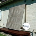 thumbnail image 1 of Shatex Rod-Shade Panel for Awning Pergola Patio Window W-8ft x L-12ft Coffee, 1 of 4