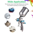 thumbnail image 3 of LVLP Feed Air Spray Gun Mini Kit De Pistola De Pulverización De Pintura 1.4 Mm Boquilla De 600 Ml Copa De Fluido Pinta De Aire Para Pintar Muebles De Automóvil Muro, 3 of 7