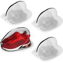 Tutuviw 4Pcs Shoe Washing Bag for Washing Machine, Mesh Laundry Bags for travel, Metal Zipper Wash Bag for Sneakers, Flat Shoes, Laundry Washing Machine