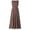 Coffee, variant on Siilsaa Summer Maxi Dress Women Summer Dresses Sleeveless Casual Loose Swing Midi Dress Yellow,XL