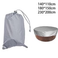 thumbnail image 2 of Couverture Solaire Ronde pour Piscine, Protéger Piscine Gonflable et Fraise Réduire la Perte d'Eau 140*110 cm, 2 of 8
