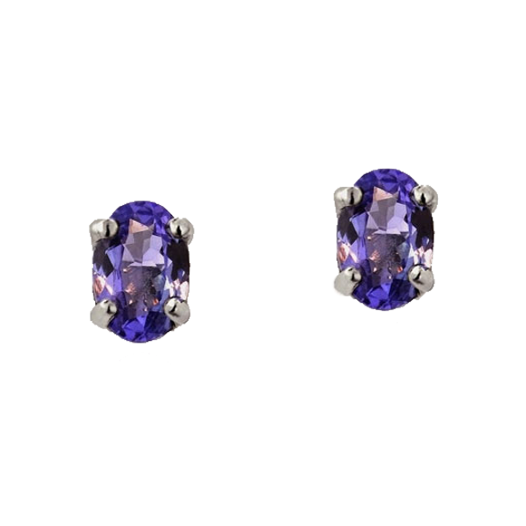 Sterling Silver 0.60ct Tanzanite Earrings