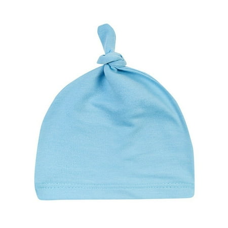 

Baby Knotted Hat Newborn Infant Bonnet Caps Boy Girl Soft Cotton Cap Beanie Hat