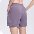 thumbnail image 5 of Puntoco Pantalones cortos de salón para mujer Pantalones cortos casuales de moda para mujer Pantalones cortos casuales sólidos para uso diario, 5 of 5