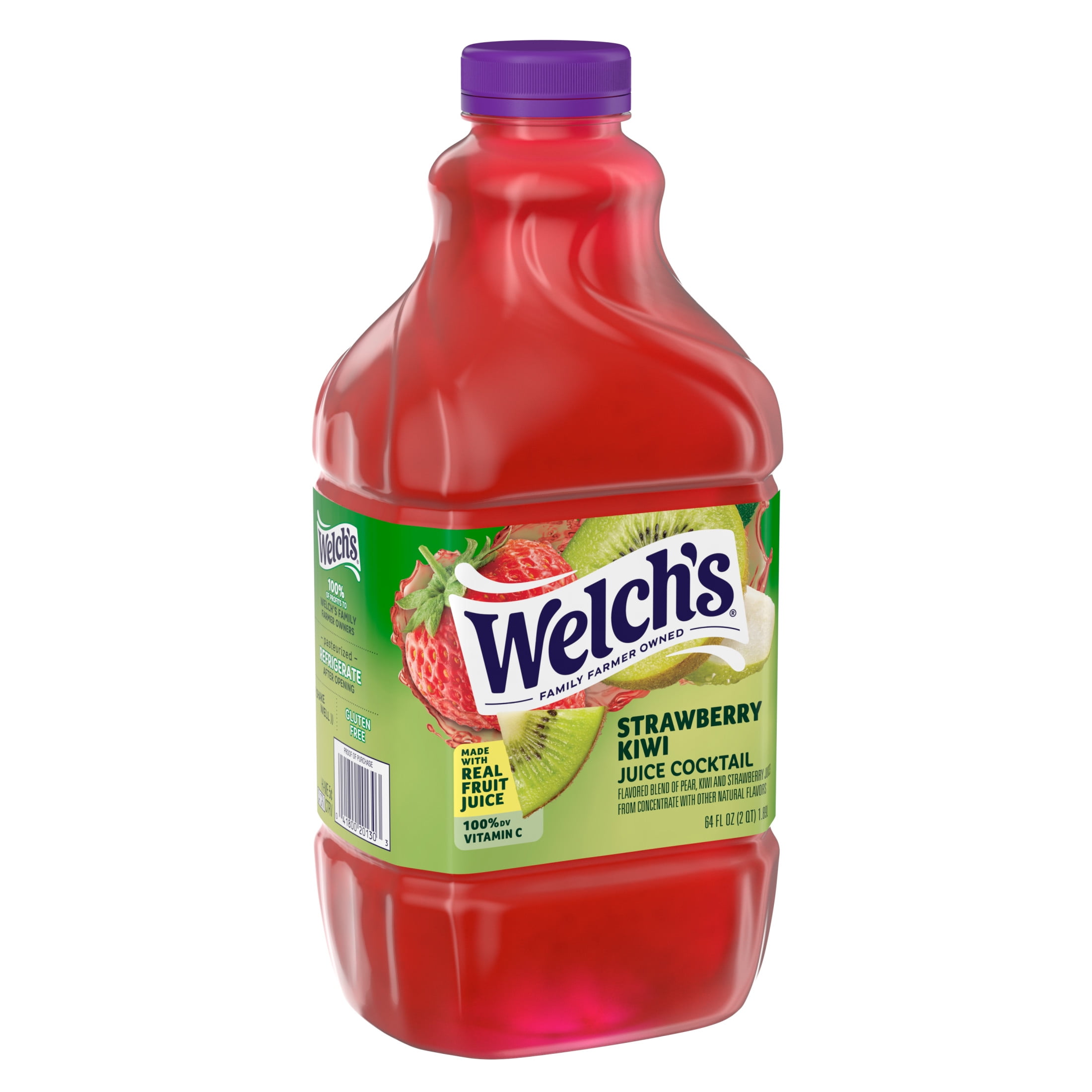 Welch's Strawberry Kiwi Juice Cocktail, 64 fl oz Bottle