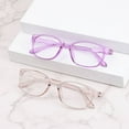 thumbnail image 6 of Fashion Women Ultralight High Definition Presbyopia Eyeglasses PC Frame Far Sight Eyewear Reading Glasses PURPLE STRENGTH +3.00, 6 of 8