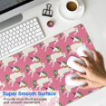 thumbnail image 4 of Long Mouse Pads for Desk,Pink Cartoon Unicorn Pattern Desk Mats on Top Of Desks, Desk Mouse Pad Extra Large with 3mm Non-Slip Base and Stitched Edge for Gaming,Office,Work,Home 31.5"x11.8", 4 of 6