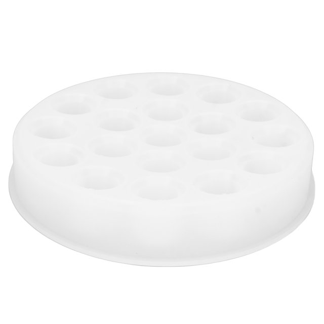Molde de soporte de almacenamiento de lápiz labial decoración de mesa molde de almacenamiento de lápiz labial redondo suave reutilizable para caja de contenedor ANGGREK Otros